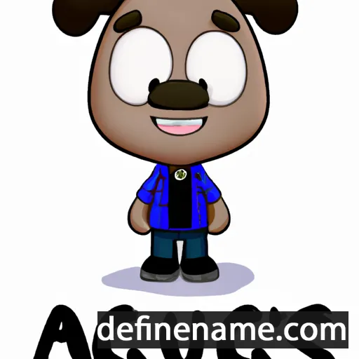 cartoon of the name Angus