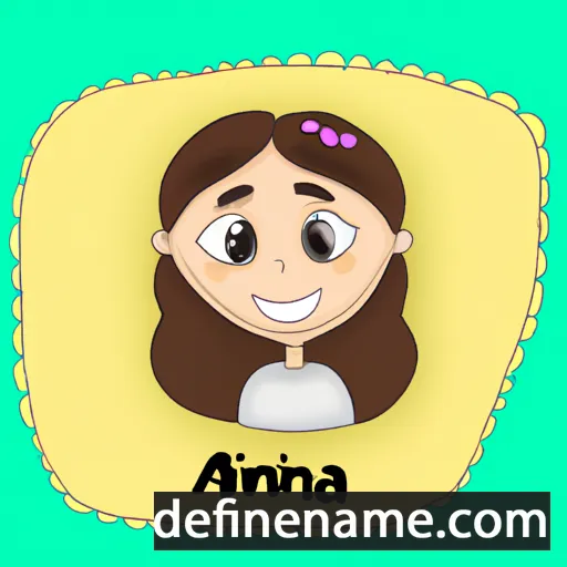 cartoon of the name Anina