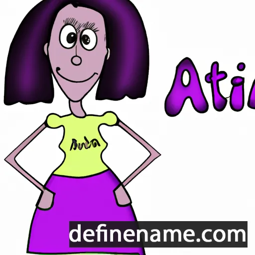 cartoon of the name Anita