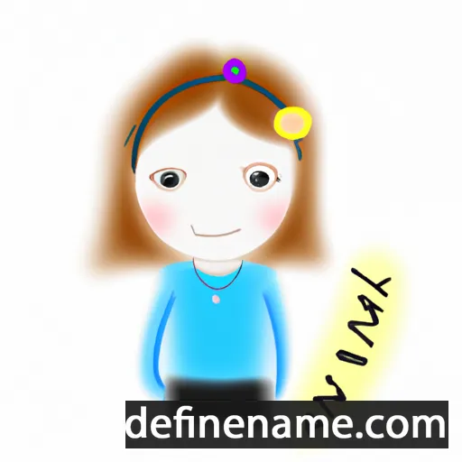 cartoon of the name Anna