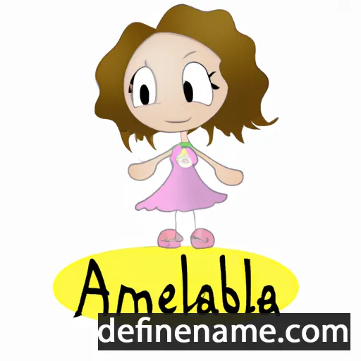 cartoon of the name Annabella