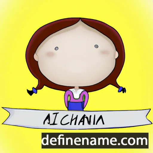 cartoon of the name Annachiara