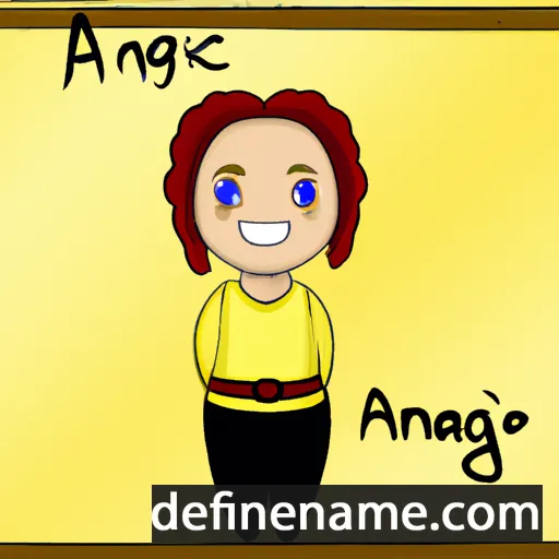 cartoon of the name Annaig