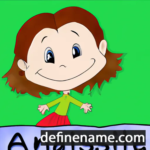 cartoon of the name Annalise