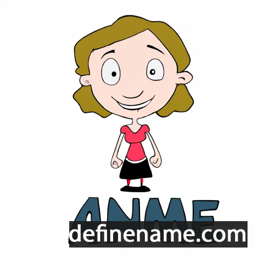 cartoon of the name Anne