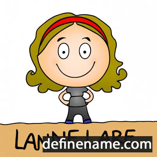 cartoon of the name Anne-Laure