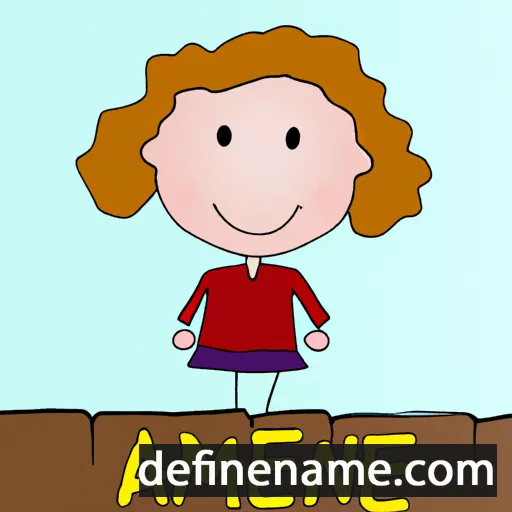 cartoon of the name Annemieke