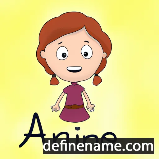 cartoon of the name Annie