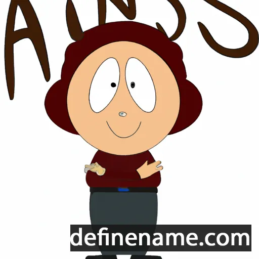 cartoon of the name Annis