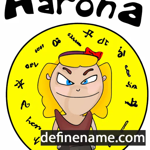 cartoon of the name Annora