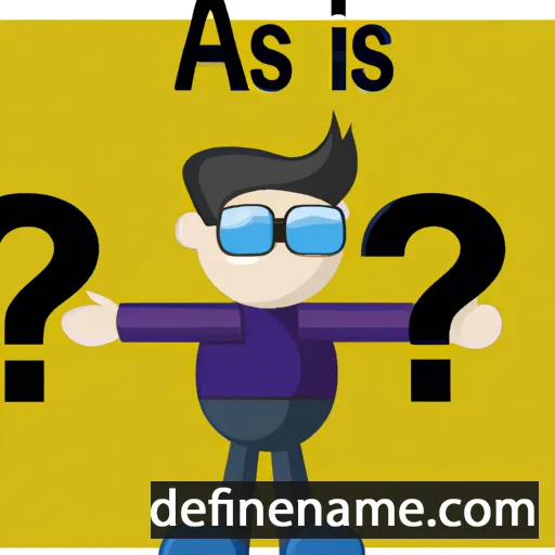 cartoon of the name Ans