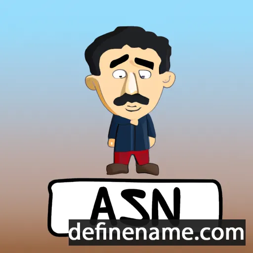 cartoon of the name Ansar