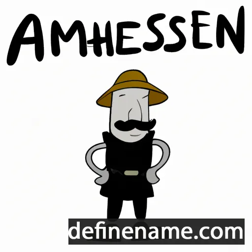 cartoon of the name Ansehelm