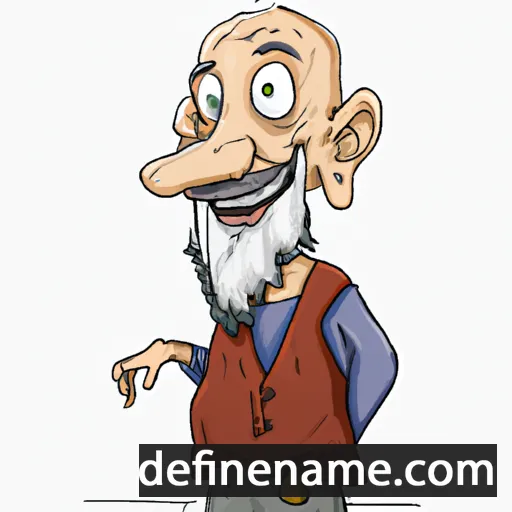 cartoon of the name Anselm