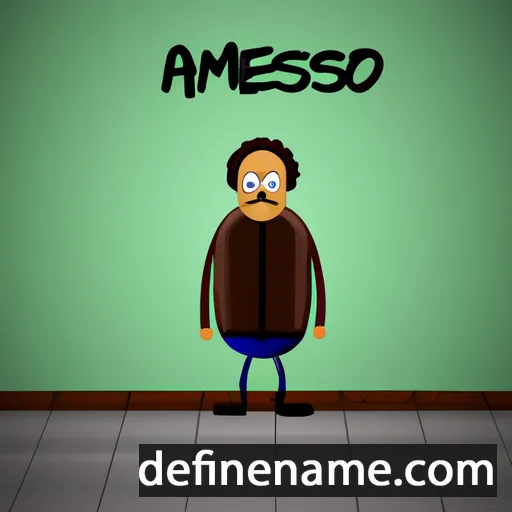 cartoon of the name Anselmo