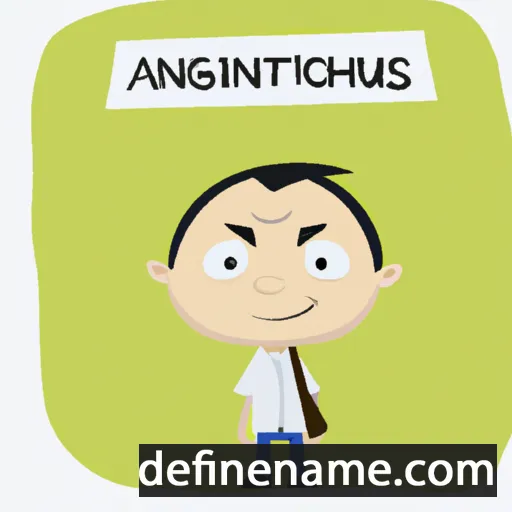 cartoon of the name Antigonus