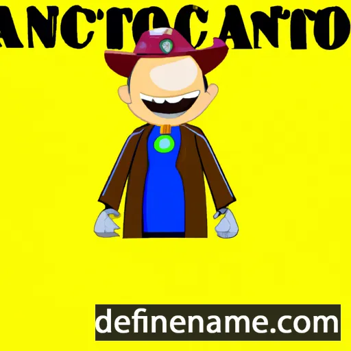 cartoon of the name Antinanco