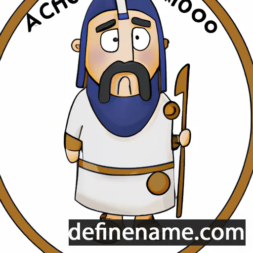 cartoon of the name Antiochos