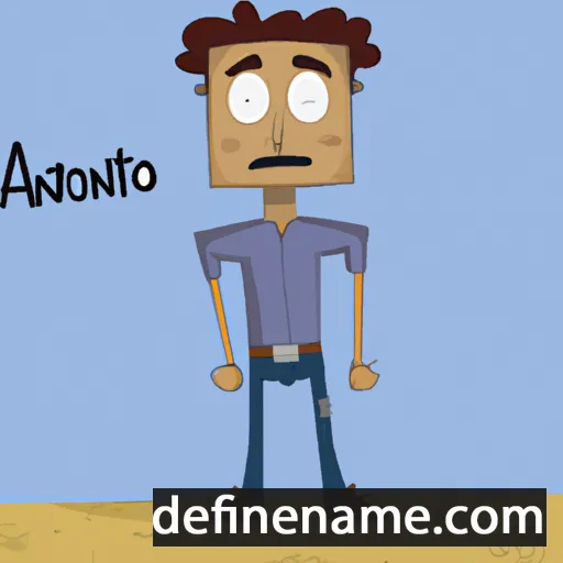 cartoon of the name António