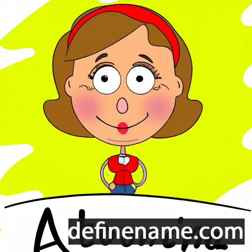 cartoon of the name Antonija