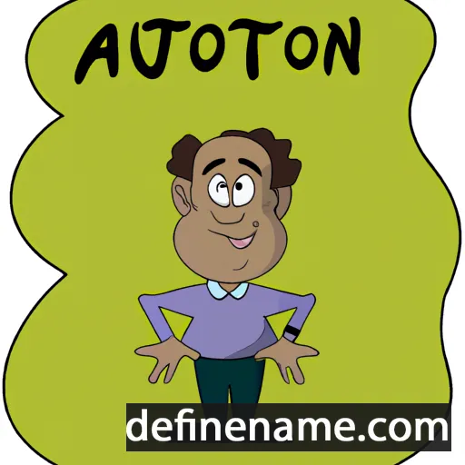 cartoon of the name Antoon