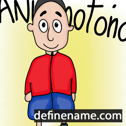 cartoon of the name Anttoni