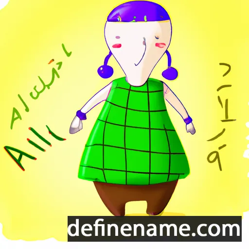 cartoon of the name Anuli