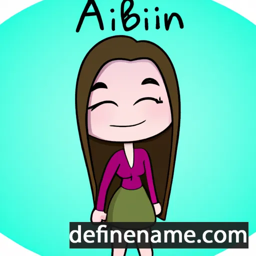 cartoon of the name Aoibhinn