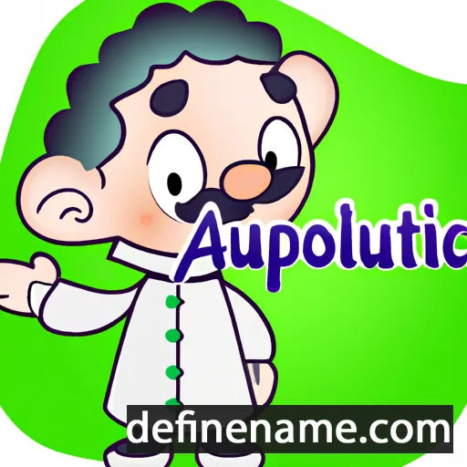 cartoon of the name Apollinaris