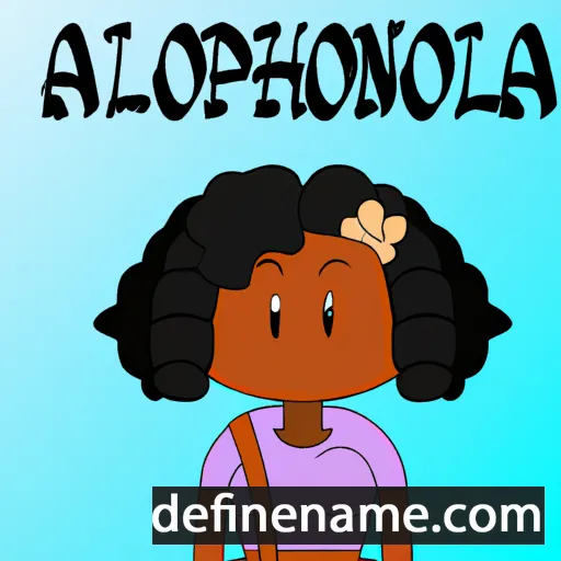 cartoon of the name Apolônia