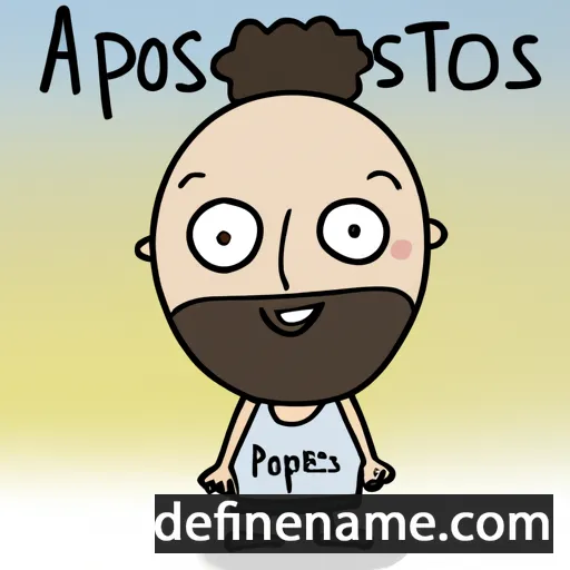 Apostolis cartoon