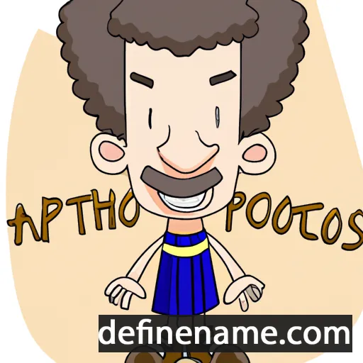 cartoon of the name Apostolos