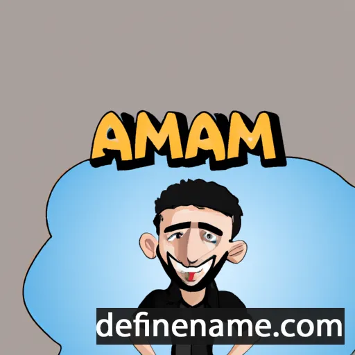 cartoon of the name Aram