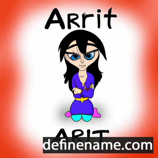 cartoon of the name Arati