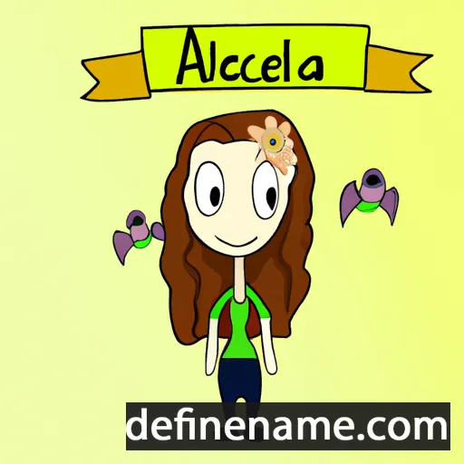 cartoon of the name Arcelia