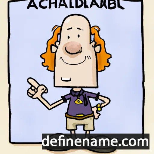 cartoon of the name Archibald