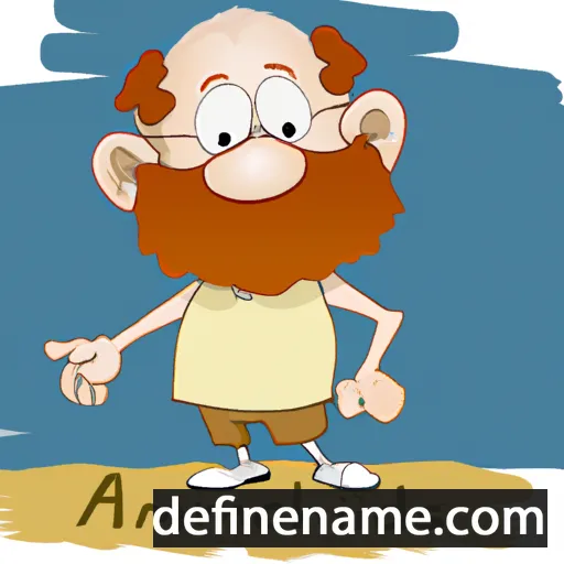 cartoon of the name Archimedes