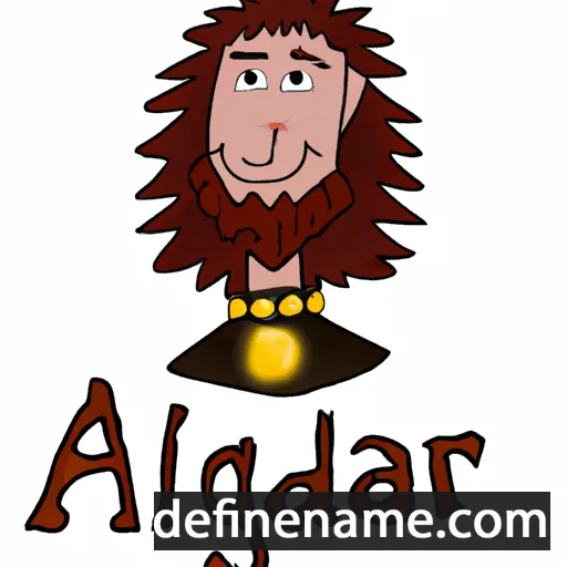 cartoon of the name Ardgal