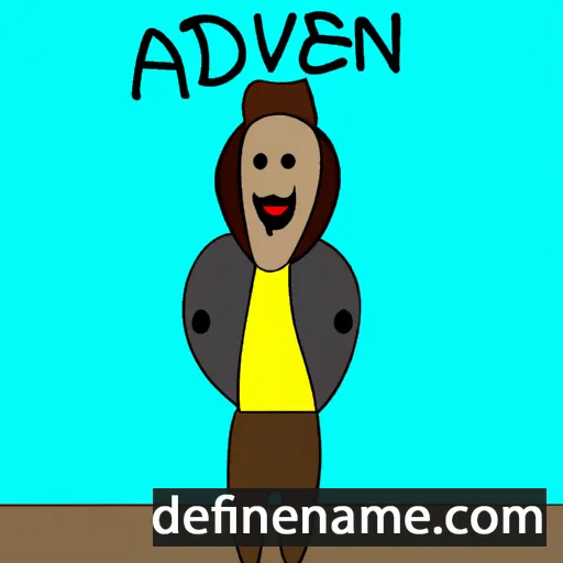 cartoon of the name Aredvi