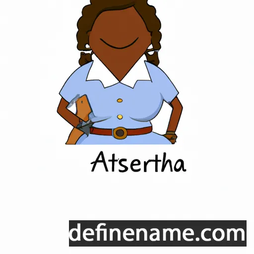 cartoon of the name Arethusa