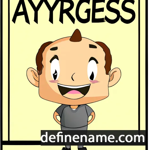 cartoon of the name Argyris