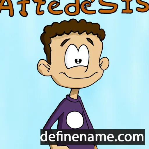 cartoon of the name Aristeides