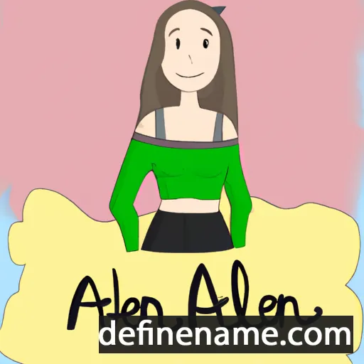 cartoon of the name Arleen