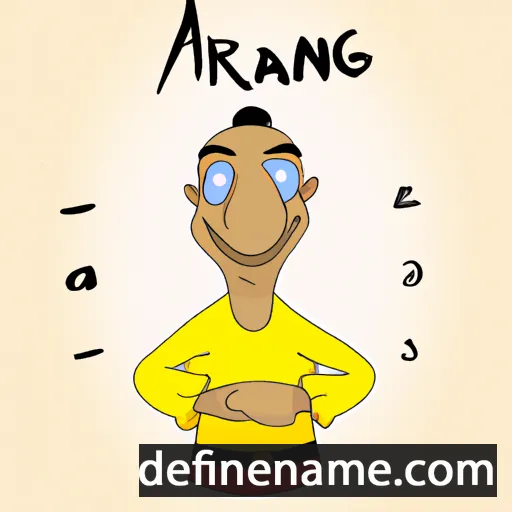 cartoon of the name Arnaq