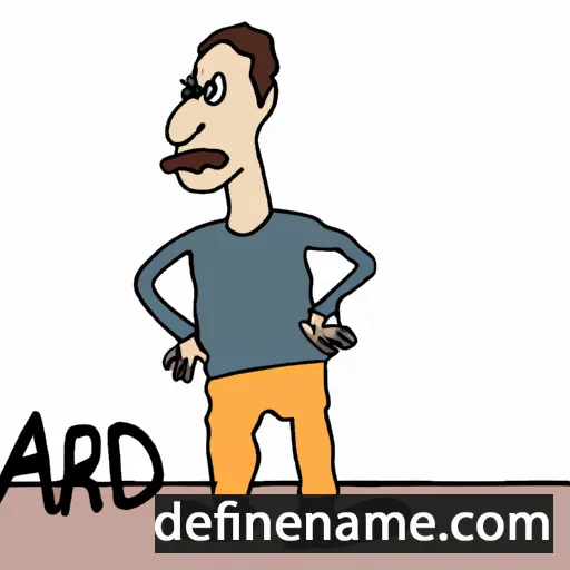 cartoon of the name Arnd