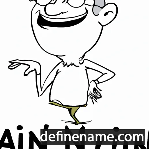 cartoon of the name Arnfinnr