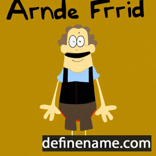 cartoon of the name Arnfried