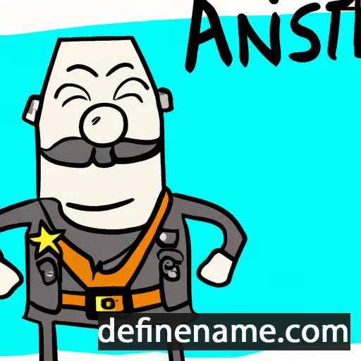 cartoon of the name Arnsteinn