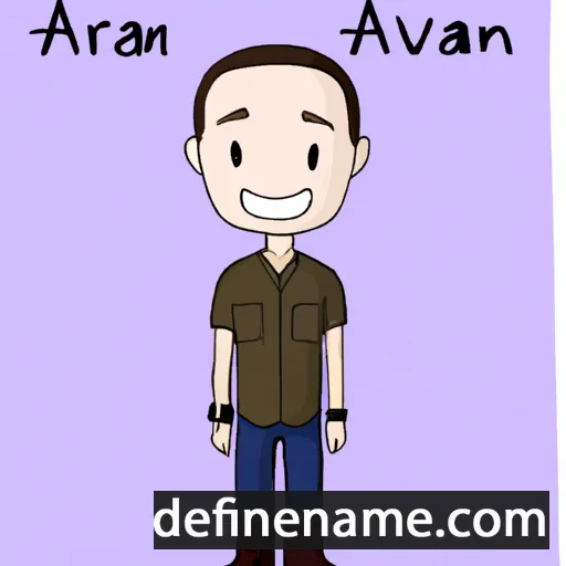 cartoon of the name Arran