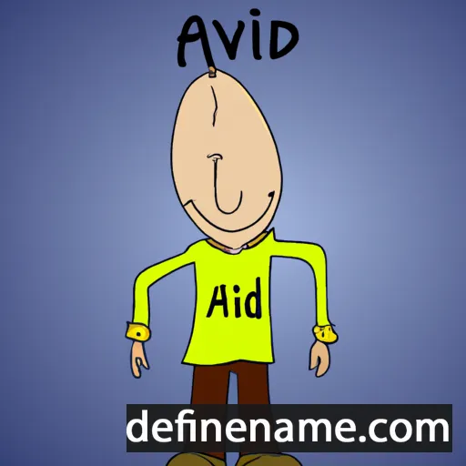 cartoon of the name Arvid